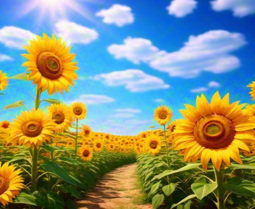 The Smile of the Sunflower: Growing Towards the Sun
