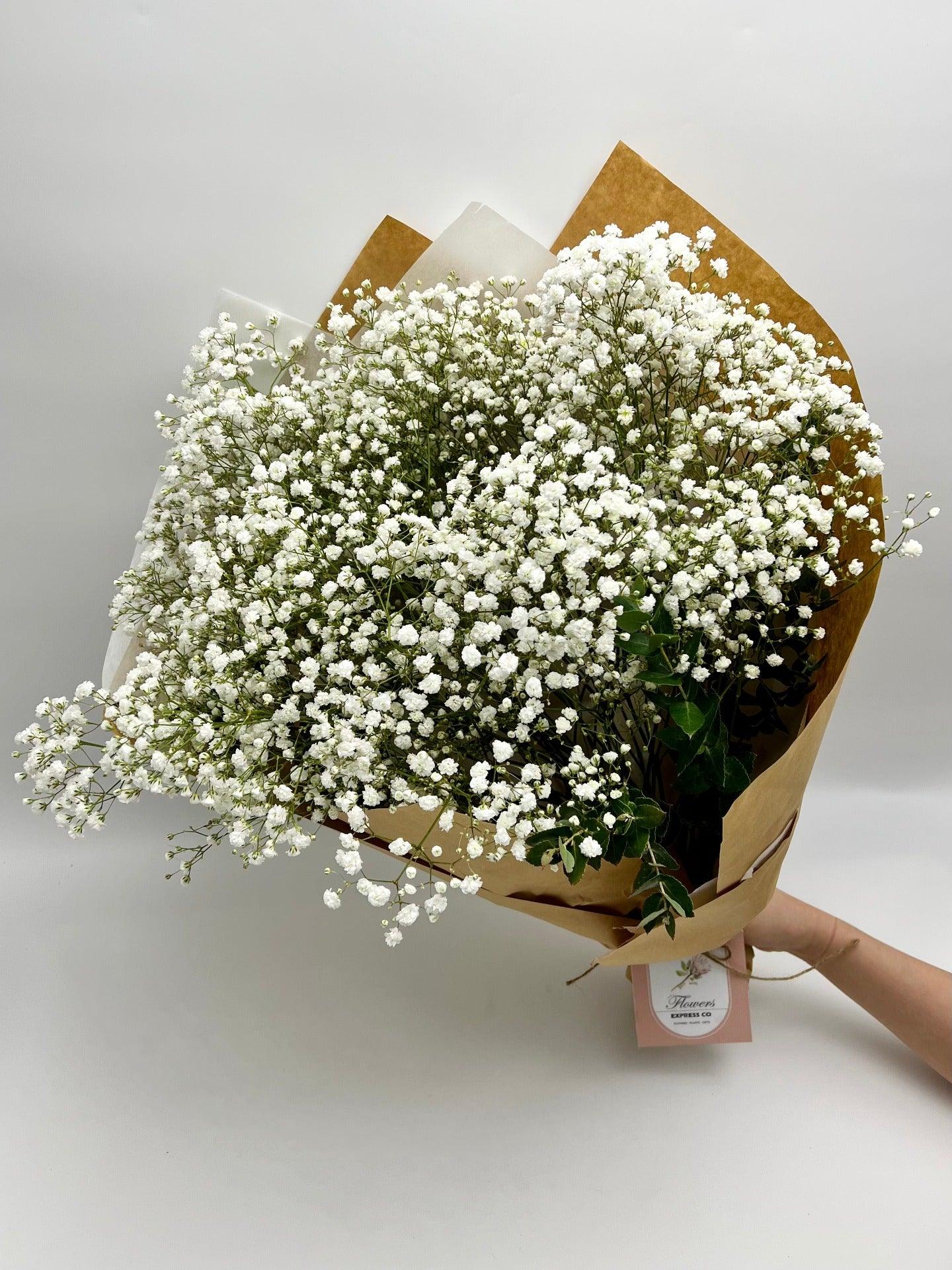 Flower Delivery Melbourne -Same Day Delivery Online Melbourne Florist -Baby_sbreathbouquet-Medium- Flowers Express CO