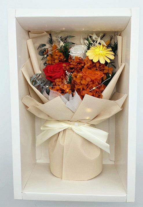 Flower Delivery Melbourne - Same Day Delivery Online Melbourne Florist -Fairy Light warm embrace bouquet - Flowers Express CO