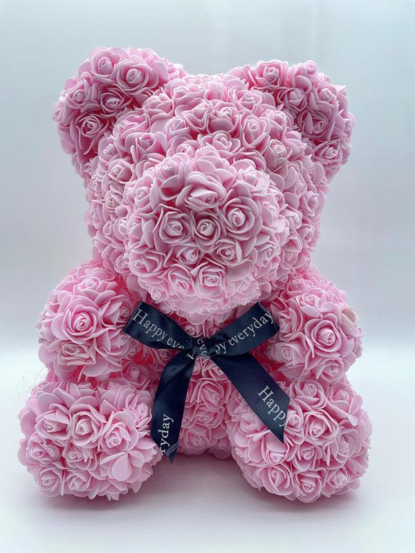 Flower Delivery Melbourne -Same Day Delivery Online Melbourne Florist -Large Rose Bear-Pink- Flowers Express CO