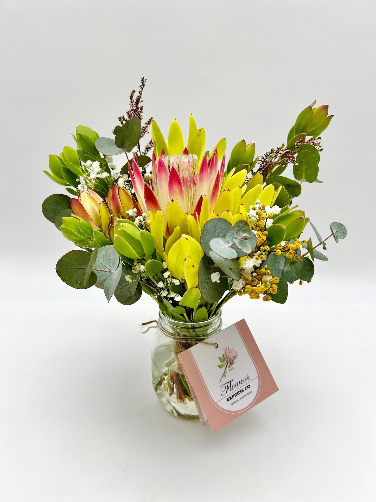 Flower Delivery Melbourne -Same Day Delivery Online Melbourne Florist -Native Mix Jar Small- Flowers Express CO