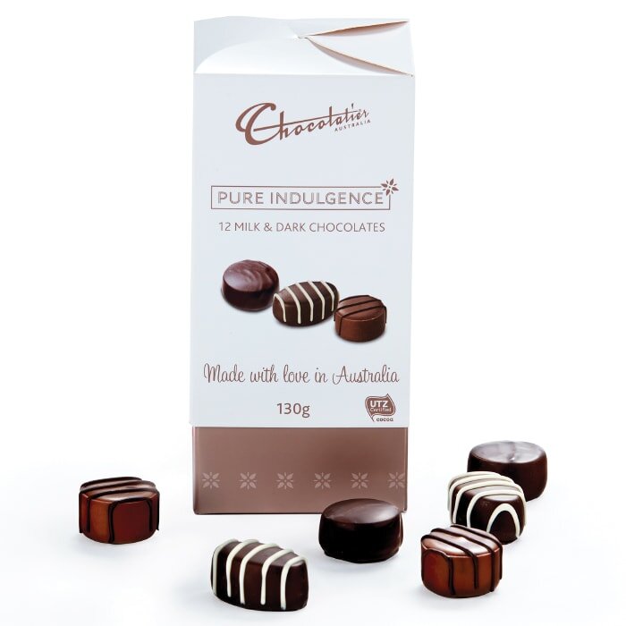 Chocolatier Australia Milk and Dark Assortment Gift Box