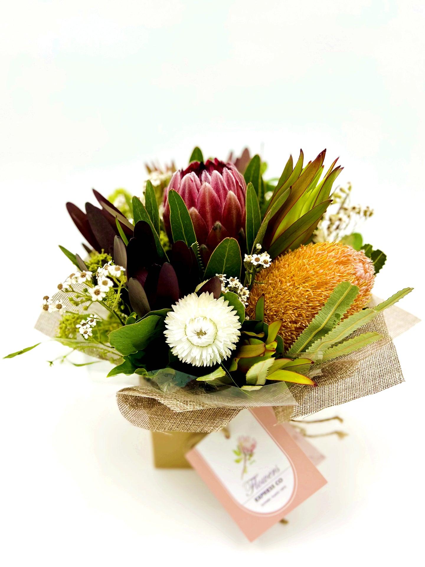 Native Mix Box Small - A Rustic Kraft Box of Native Flowers