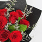 Red Rose Bouqut 10 Stems - Flowers Express Co