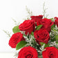 Red Rose Hat Box 10 Stems