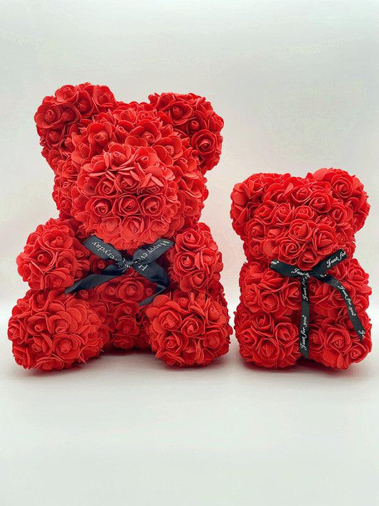 Charming Red Rose Bears: A Unique Gift Idea