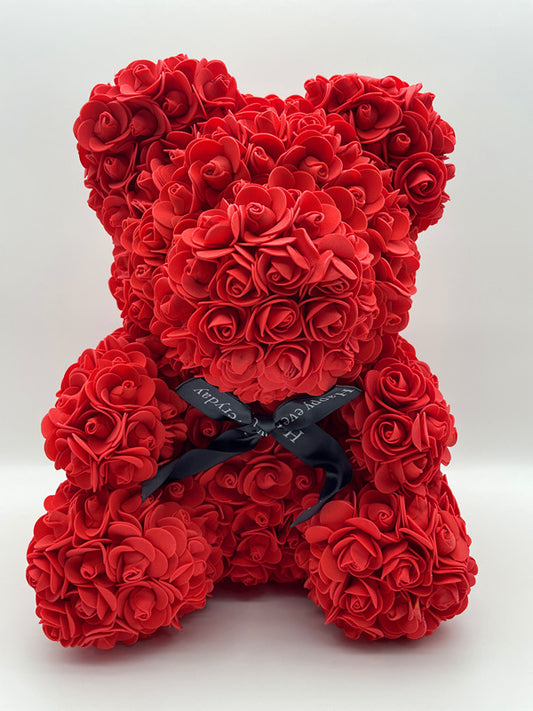 Large Rose Bear (40cm) with Free Gift Box