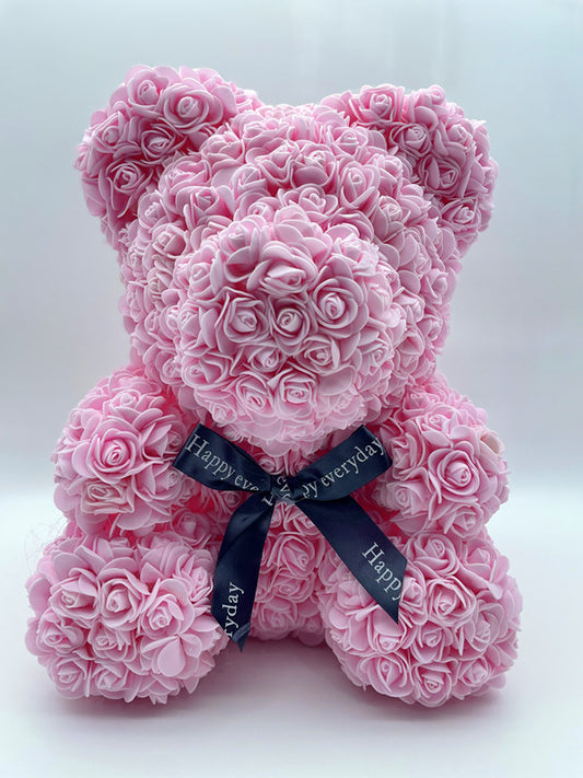 Large Rose Bear (40cm) with Free Gift Box