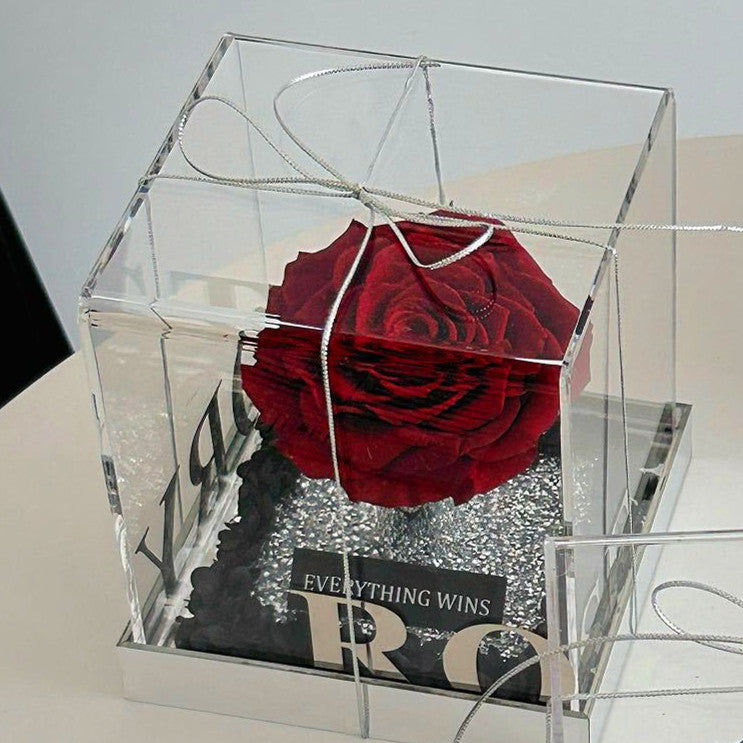 Giant Eternal  Rose - Acrylic Box Gift