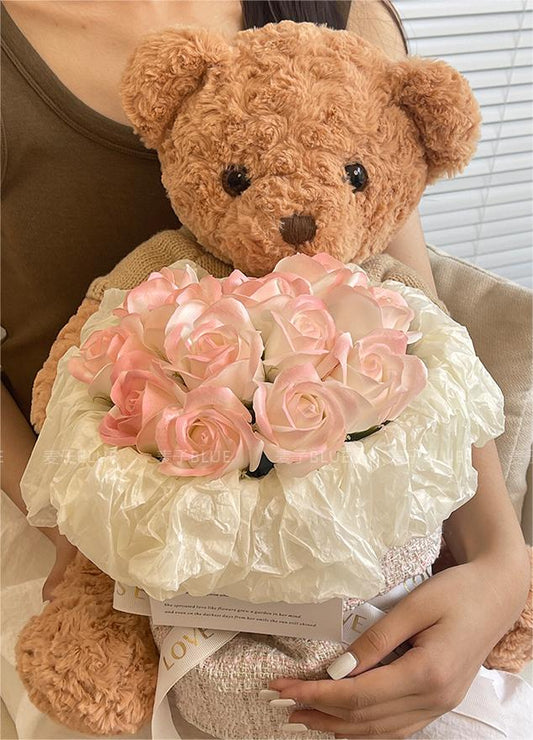 Bear doll eternal bouquet