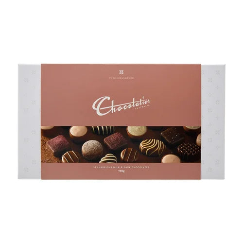 Chocolatier Australia Milk & Dark Mixed Chocolate Gift Box - 190g