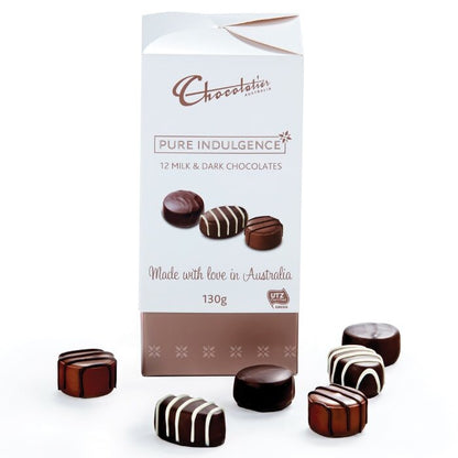 Chocolatier Australia Milk and Dark Assortment Gift Box