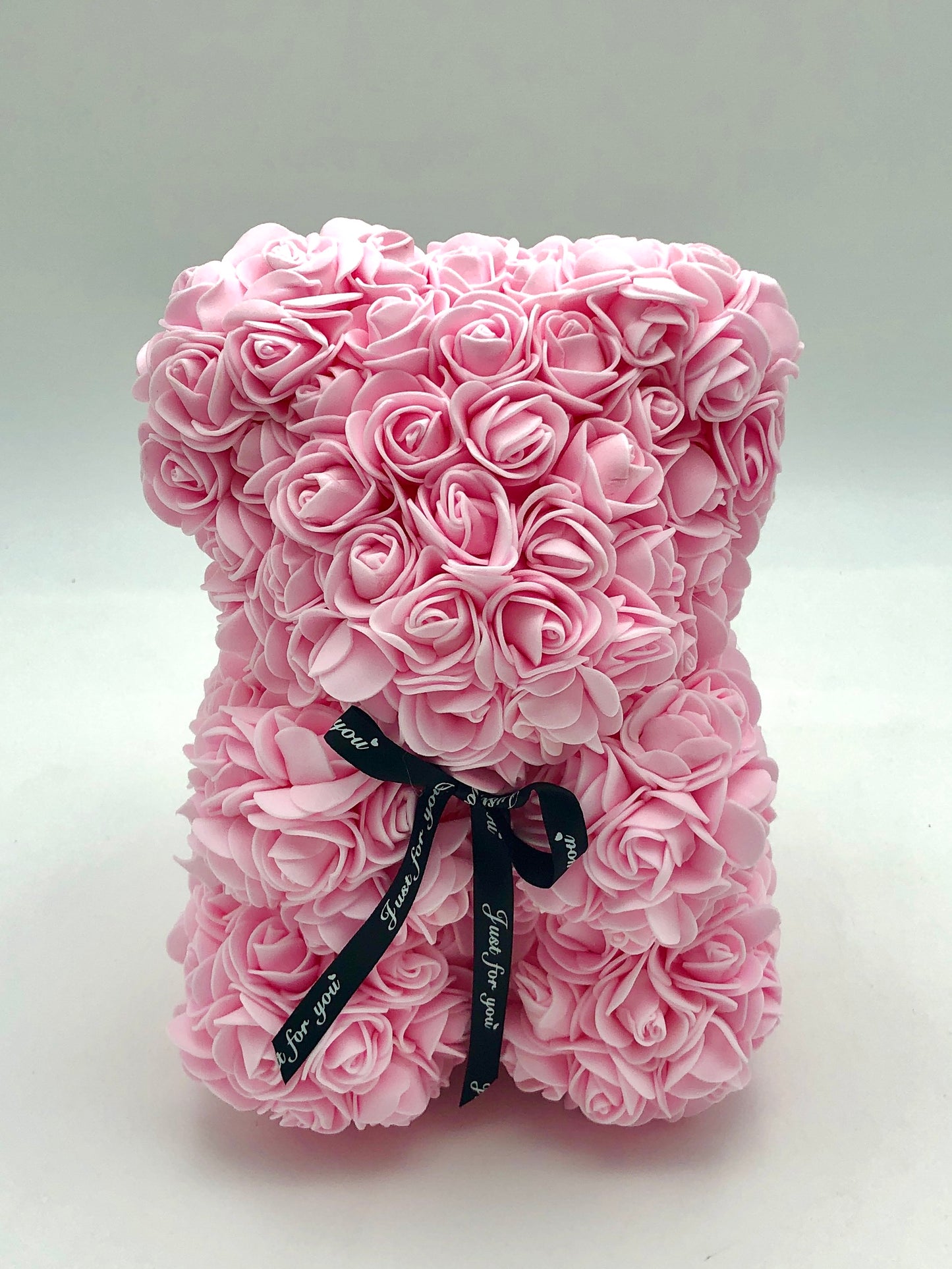 Flower Delivery Melbourne -Same Day Delivery Online Melbourne Florist  -Rose Bear (25cm)-Pink - Flowers Express CO