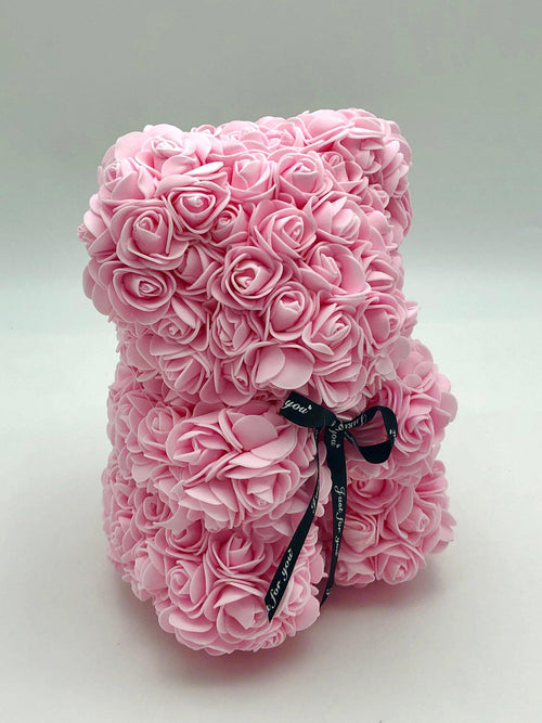 Rose Bear (25cm) with Free Gift Box