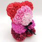 Flower Delivery Melbourne -Same Day Delivery Online Melbourne Florist  -Rose Bear (25cm)-Rainbow Mix - Flowers Express CO