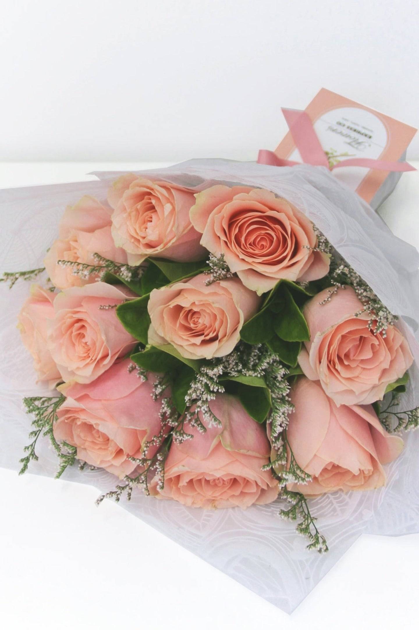 Flower Delivery Melbourne -Same Day Delivery Online Melbourne Florist  -Pink Rose Bouquet- Flowers Express CO