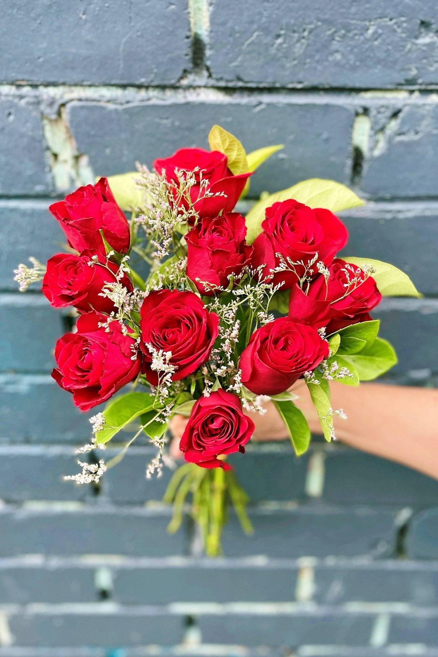 Flower Delivery Melbourne -Same Day Delivery Online Melbourne Florist  -Red Rose Bouquet- Flowers Express CO