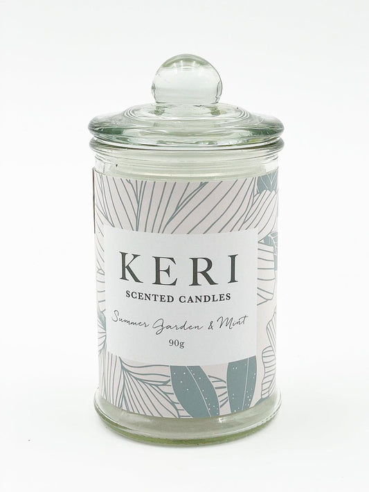 scented jar candle summer garden