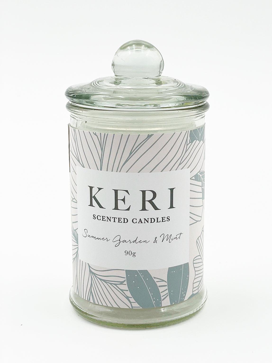 scented jar candle summer garden